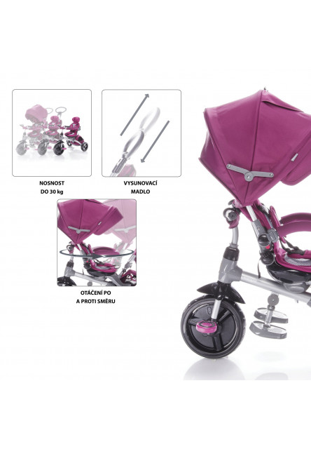 Trojkolka Citigo, Mulberry Pink