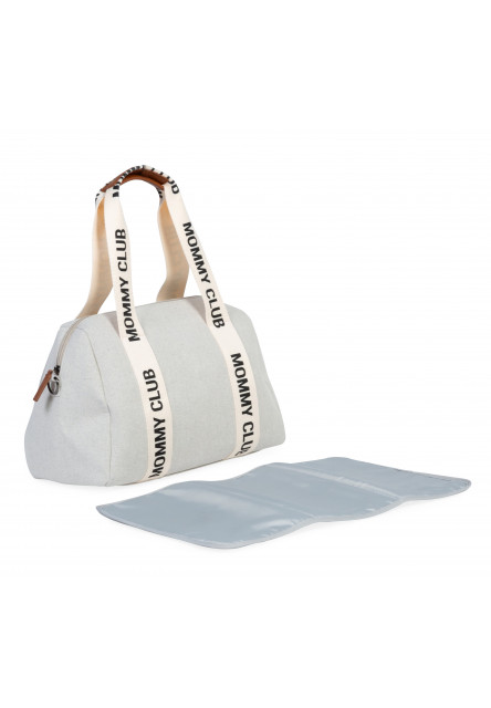 Přebalovací taška Mommy Club Signature Canvas Off White