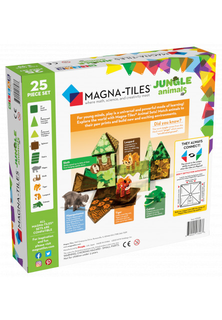 Magnetická stavebnice Jungle 25 dílů