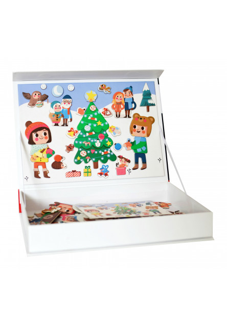 Magnetická kniha Vánoce – Christmas Magnetic Book