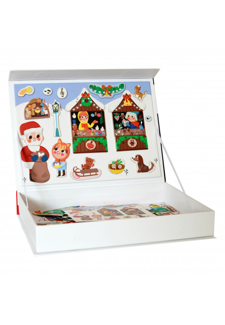 Magnetická kniha Vánoce – Christmas Magnetic Book