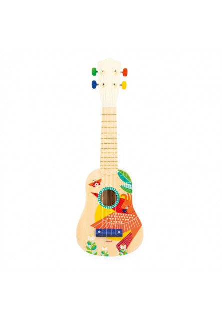 Gioia Drevený hudobný nástroj pre deti Ukulele