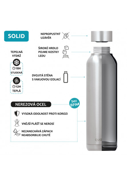 Nerezová termoláhev Solid Tropical 630 ml