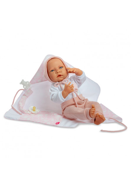 panenka miminko Newborn Special Boutique Doll s příslušenstvím 45cm Berjuan