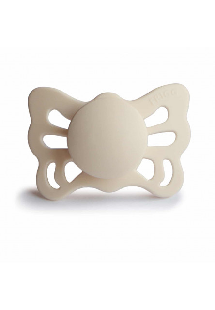 Anatomický cumlík frigg butterfly cream, 0-6m, silikón Frigg