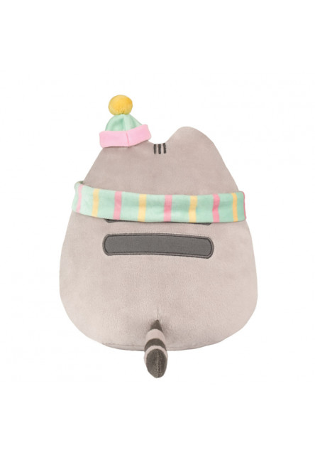 Plyšová mačička Pusheen s čiapkou a šálom - Pusheen - 26 cm