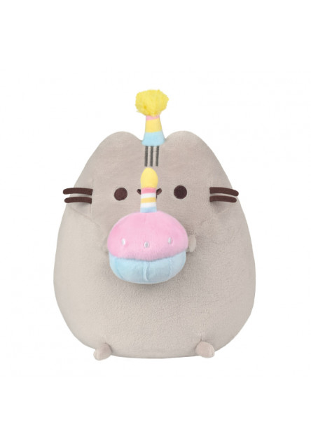 Plyšová mačička Pusheen narodeninová - Pusheen - 26 cm Aurora