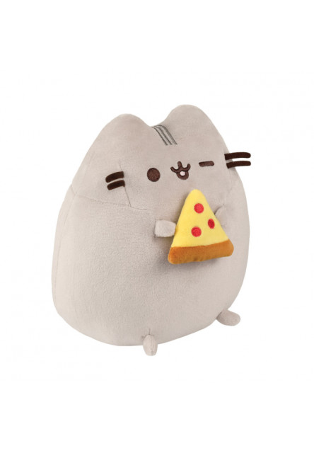 Plyšová mačička Pusheen s pizzou - Pusheen - 26 cm