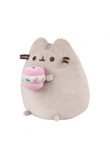 Plyšová mačička Pusheen so zmrzlinovým sendvičom - Pusheen - 26 cm