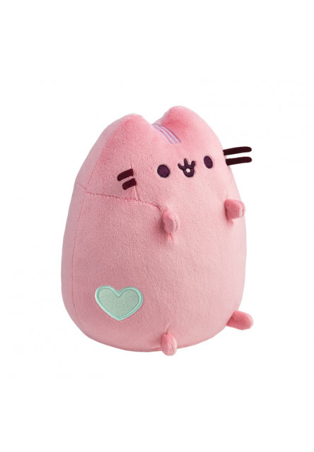 Plyšová Pusheen ružová so srdiečkom - Pusheen - 17,5 cm