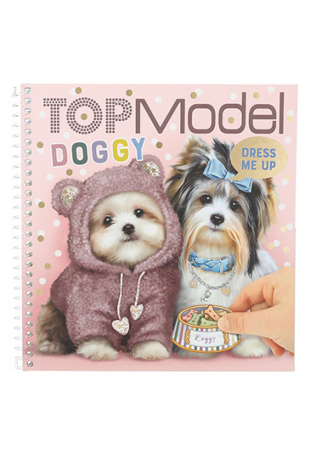 Dress Me Up Doggy - Top Model, Blok se samolepkami