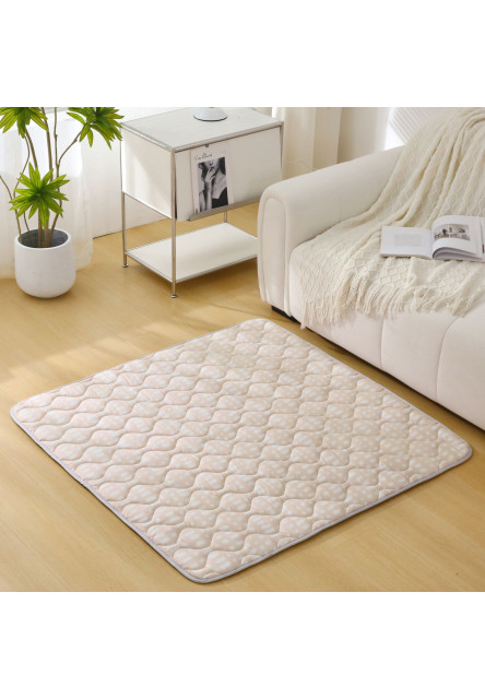 Hrací podložka prošívaná Hygge beige 1.27 x 1.27 m