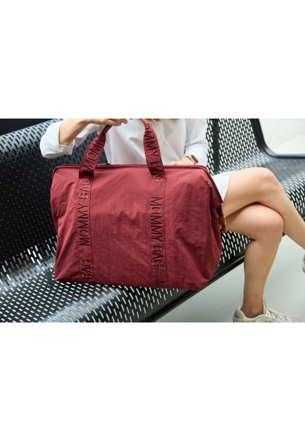 Přebalovací taška Mommy Bag Signature Urban Burgundy