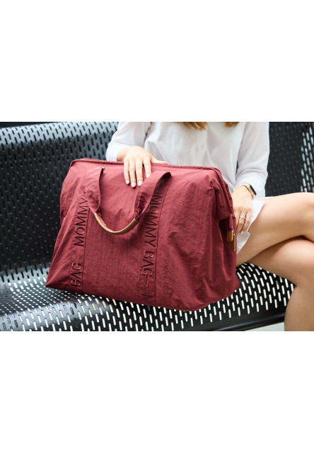 Přebalovací taška Mommy Bag Signature Urban Burgundy