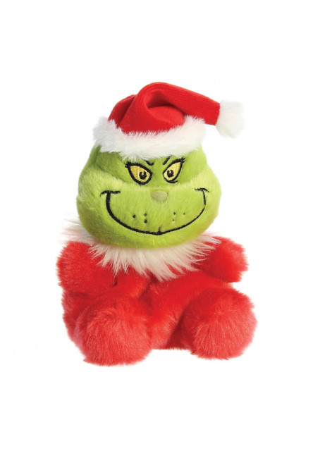 Plyšový Santa Grinch - Palm Pal - 13 cm