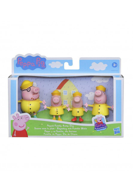 Figúrky rodina - set 4 ks - Prasiatko Peppa - 6-8 cm Aurora