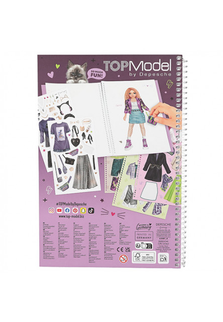 Top Model Dress Me Up Blok, 160 samolepek