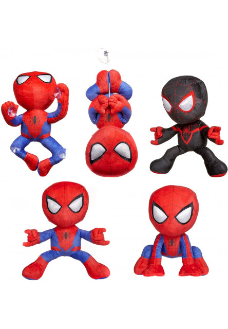 Plyšový Spiderman lezúci s prísavkami  - Marvel (30 cm)