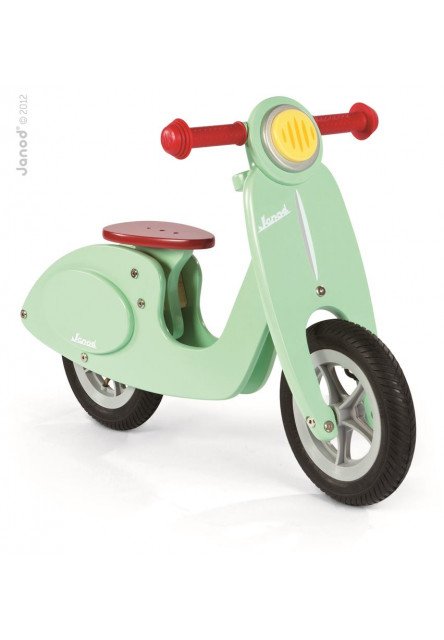 Dřevěné odrážedlo Vespa mint