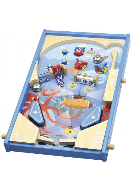 Dřevěný velký pinball