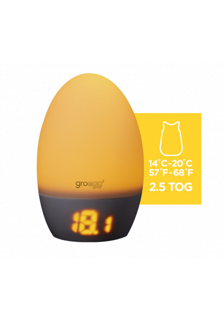 Teploměr a noční světlo Gro Egg2