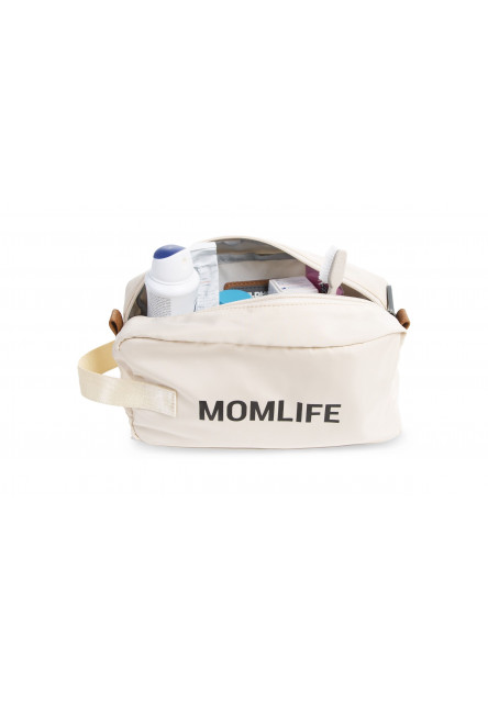 Toaletní taška Momlife Off White Black