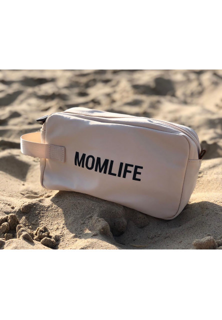 Toaletní taška Momlife Off White Black