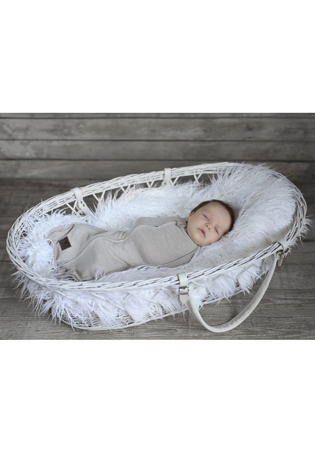 Zavinovačka Sleepee First Step Swaddle s čepičkou zdarma tmavě šedá